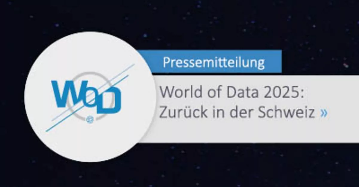 Der World of Data 2025 wieder in der Schweiz! b.telligent