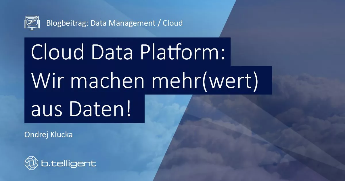 Blueprint Cloud Data Platform Architecture Analytics Btelligent