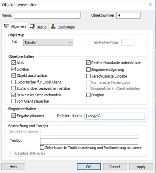 Cell Input Control For Planning Solutions In Longview - B.telligent