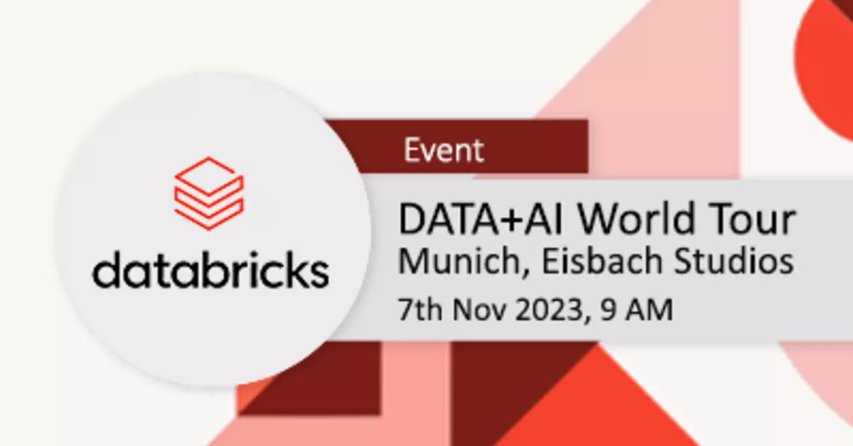 Databricks Data + AI World Tour Munich - B.telligent